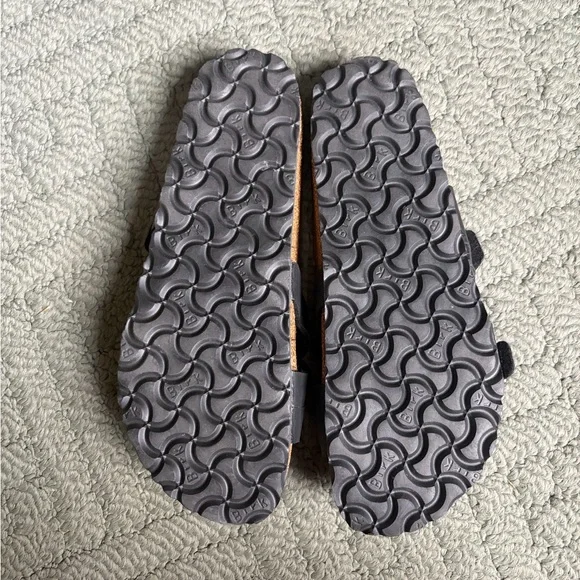 Birkenstock Yao Birko-Flor Black NWOT Sz 39 - Picture 2 of 5